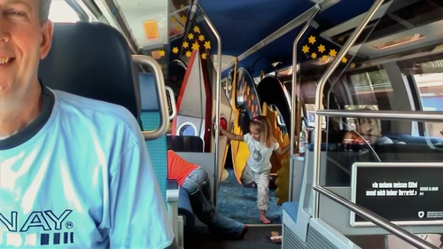 A crèche on the train as well.