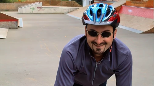 Tao on the Dättwil BMX track, Baden.