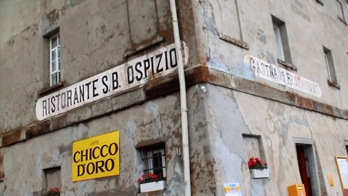 A very old guesthouse-restaurant at the San Bernardino Pass.