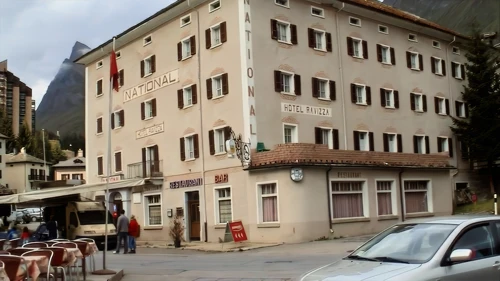 San Bernardino, 28.7 miles in, 1,615m above sea level.