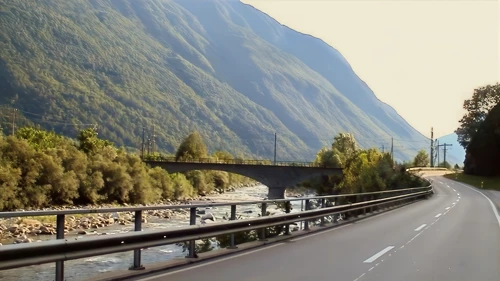 Roveredo—50.5 miles in, 292m above sea level.