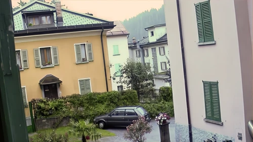 View from our room at Airolo independent hostel