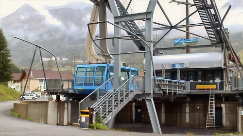 The Airolo cable car