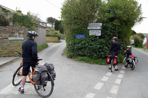 Treknow, 1.2 miles in. In Cornwall, everything seems to begin with 'Tre'.
