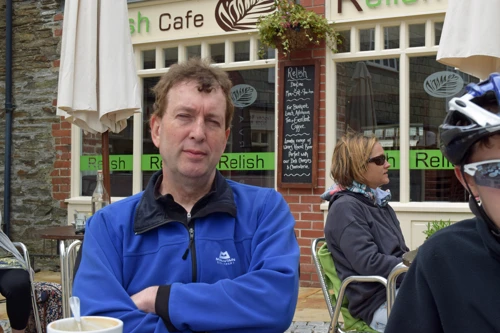 Michael at Relish Food and Drink, Wadebridge.