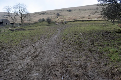 The track deteriorates