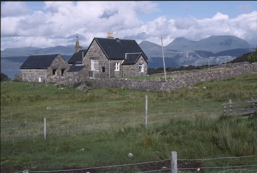 The Old Schoolhouse, Arinacrinachd, between Fearnmore and Kenmore—sixteen miles in.