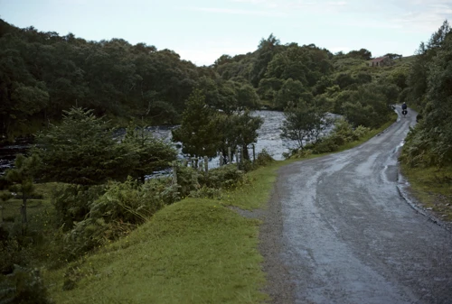 Following the River Kirkaig towards Inverkirkaig, 27 miles in.