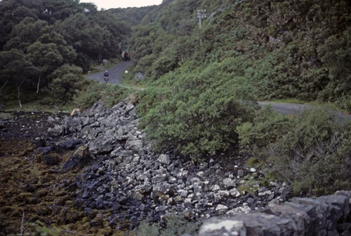 Rolling on around Enard Bay’s winding shoreline.