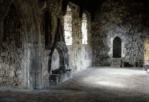 Inside St Clement’s Church, Rodel, Isle of Harris.