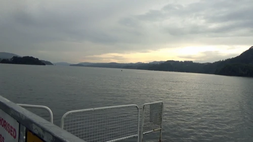A Windermere sunset from the Bowness ferry.