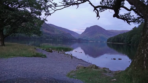 Buttermere from the bridleway on our evening walk
