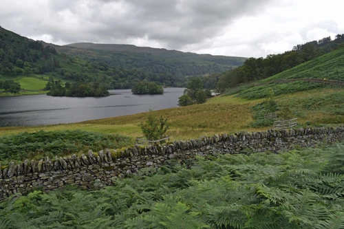 Cycle path around Rydal Water.