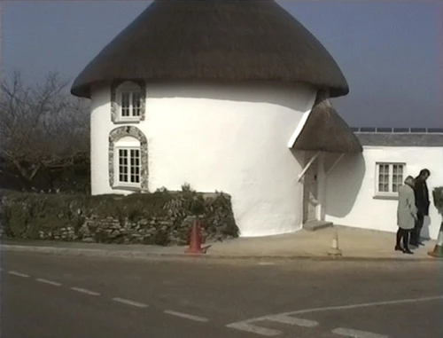 One of the very round Veryan Roundhouses.