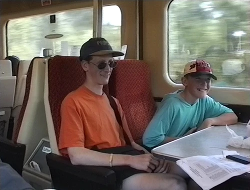 John and Craig on the 15:21 to London.