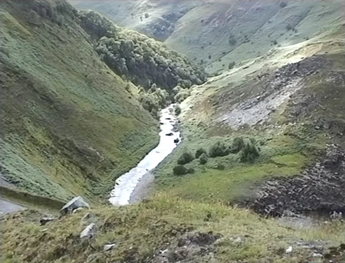 Valley beyond the Llyn Brianne dam, 11.2 miles in.