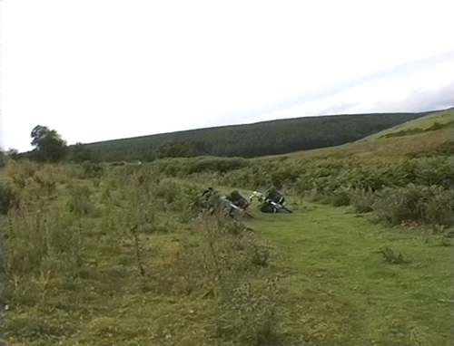 The final off‑road mile from Hafod‑y‑Pant to remote Bryn Poeth Uchaf youth hostel, 17.7 miles from Tyncornel.