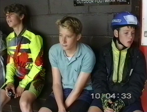 Avoiding the midges in the porch at Torridon Youth Hostel.
