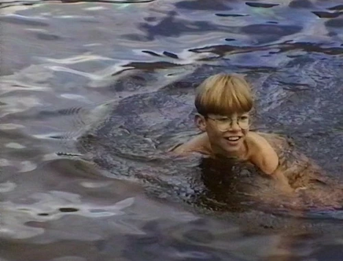 Tristan Wooller finally plucks up the courage to brave the loch.