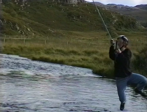 Jon Burgess tries his luck on the rope swing near Kerrysdale.