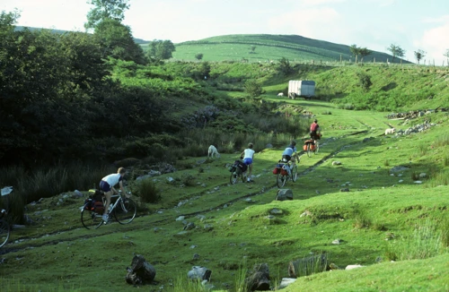The track from the warden's farm to the hostel