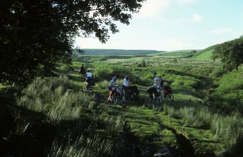 The track from the warden's farm to the hostel