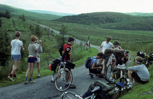 Repairing Daniel's brake cable
