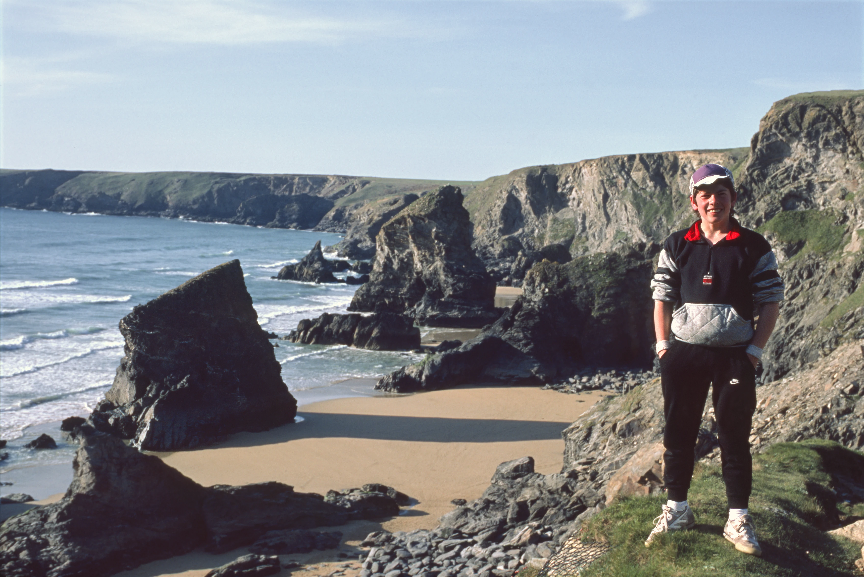 Gary above Bedruthan Steps, near Mawgan Porth