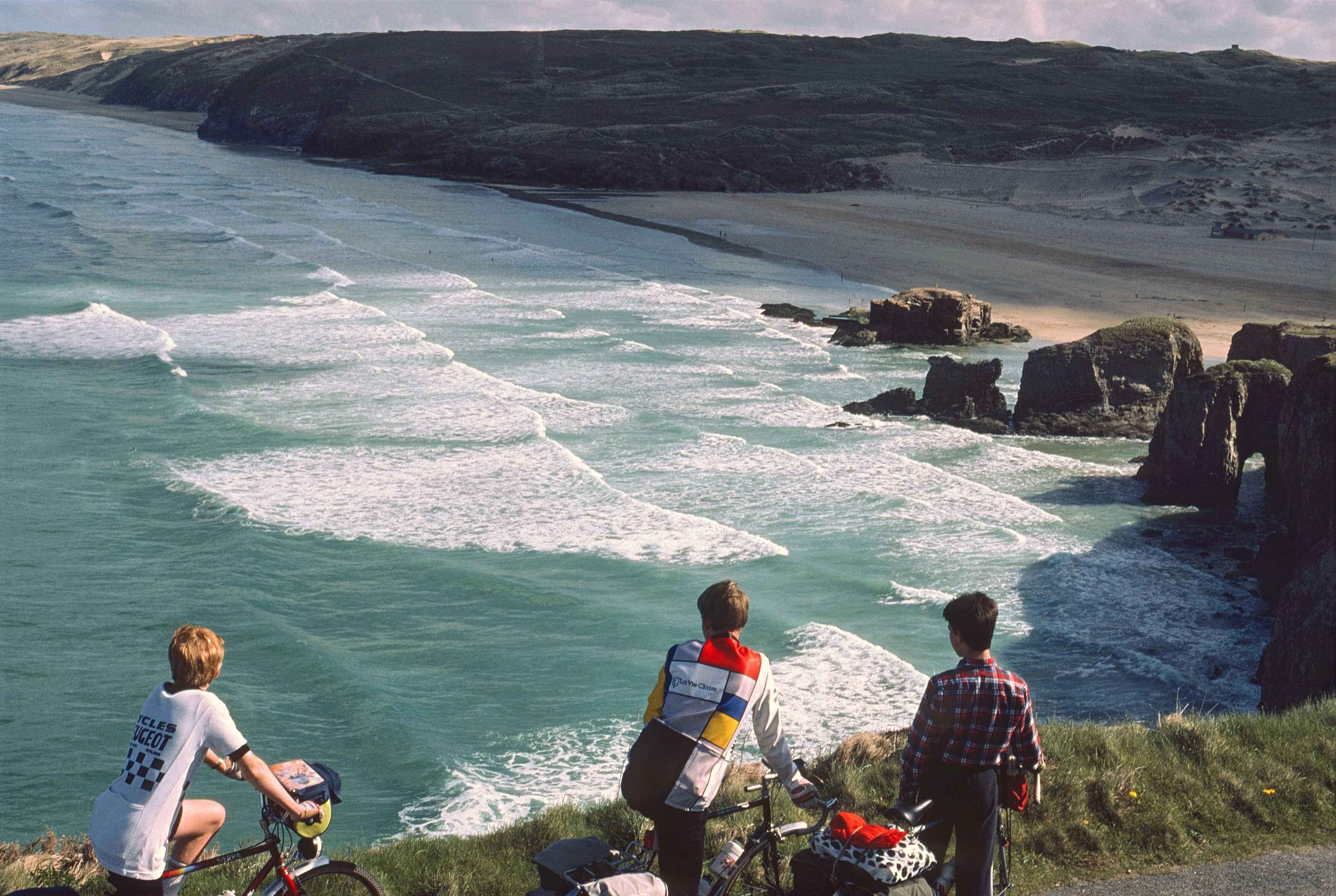 Perranporth beach from near the YH