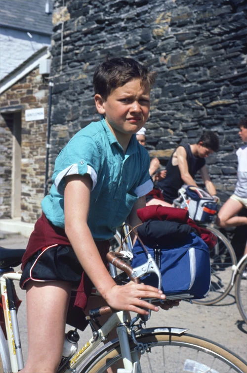 23 Apr 1987 · Mark Morris at Boscastle.