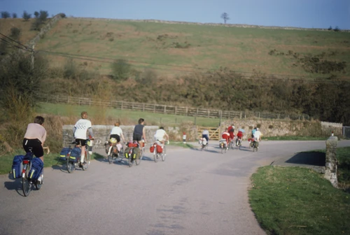 23 Apr 1987 · The group at Trekeivesteps on the Bolventor to Liskeard Fowey Valley road.