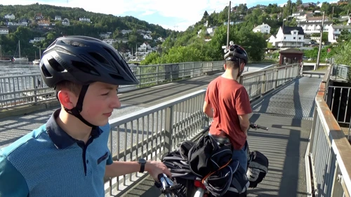 Nordåsstraumen Bridge, 3.7 miles into the ride.