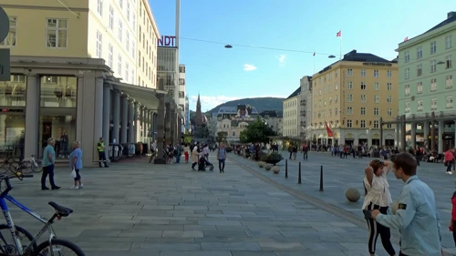 Torgallmenningen, Bergen city centre.