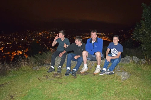 The group at Montana Youth Hostel, Bergen.