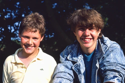 31 Aug 1987 · Brothers Stephen and David Parry at Carlisle Youth Hostel.