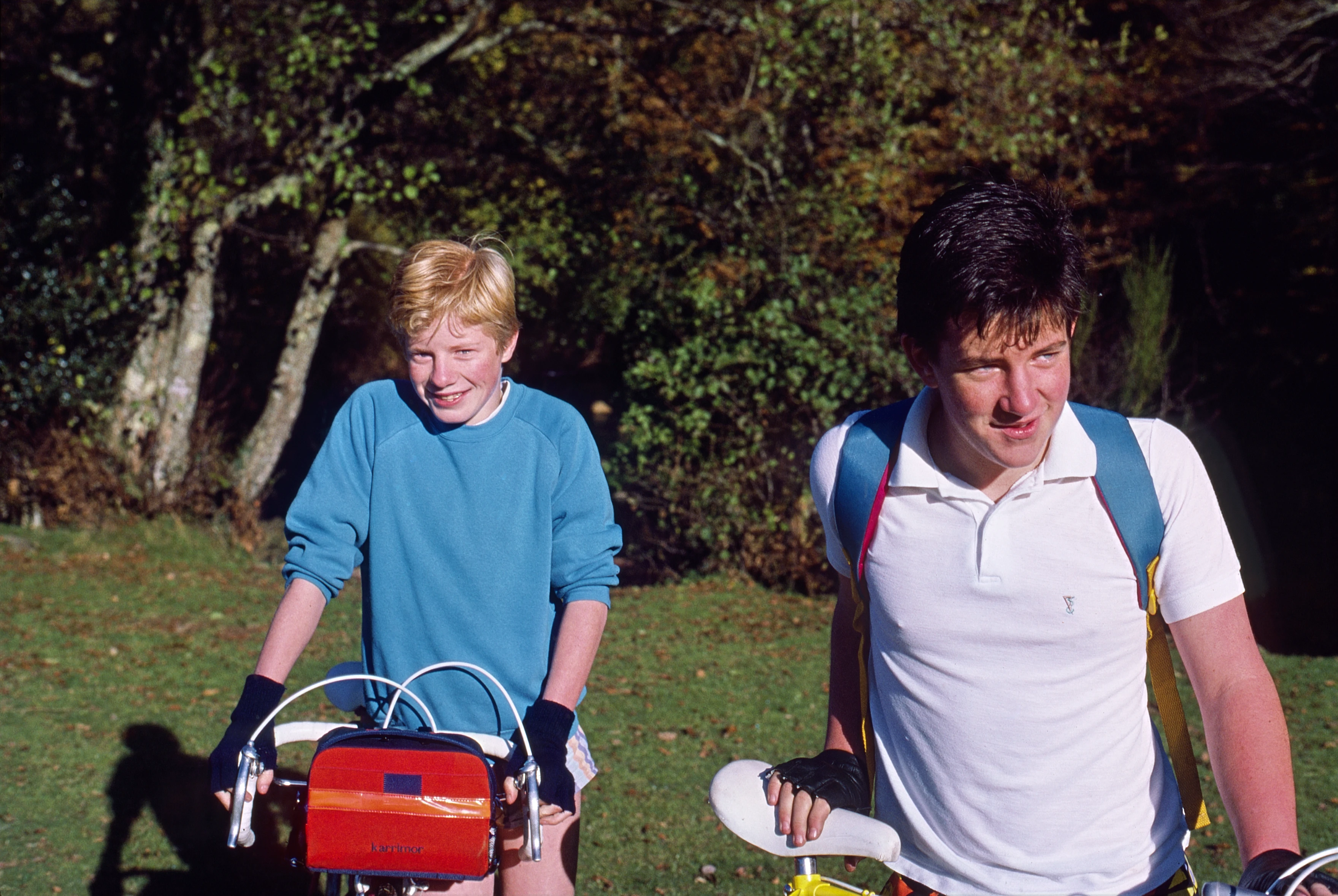 Ian Luke with new rider Philip Rhead at Spitchwick.