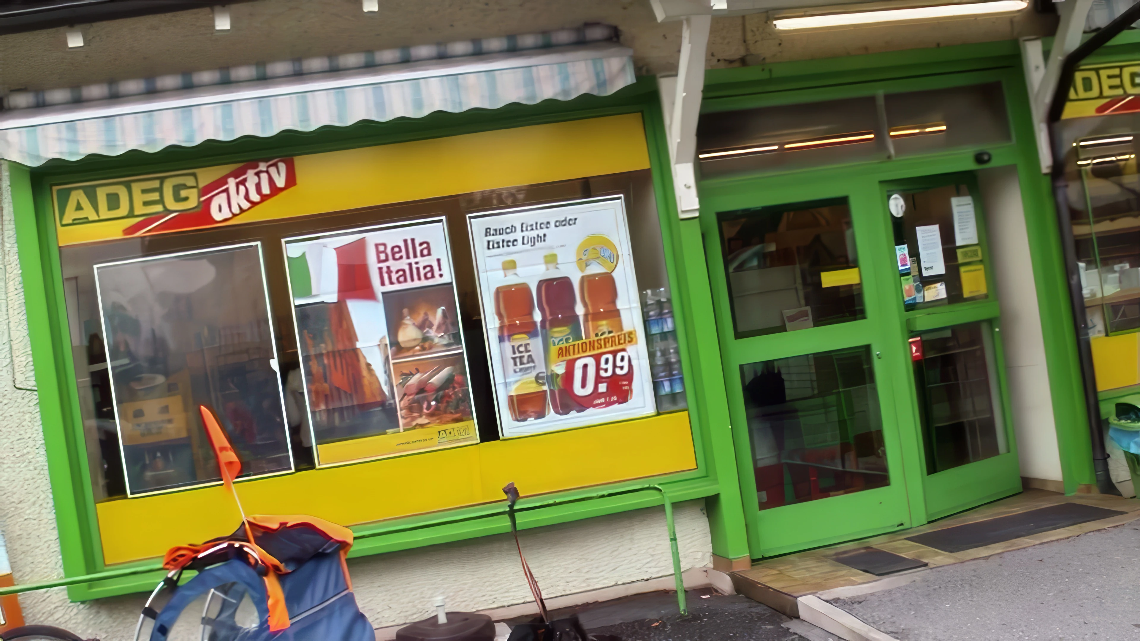 Grocery store just over the border in Gaissau, Austria.