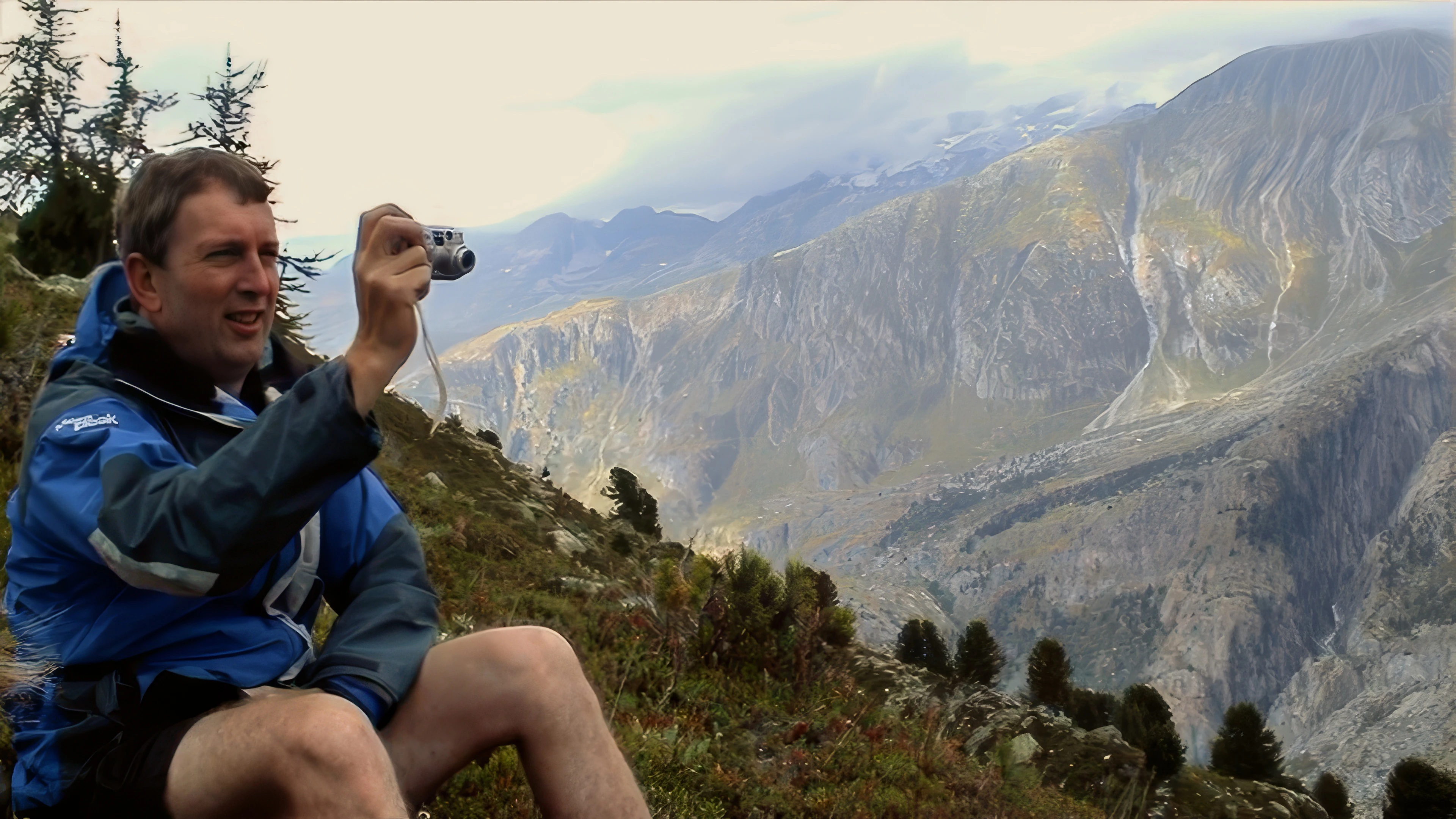 Michael snaps the glacier; we still haven’t found those photos.