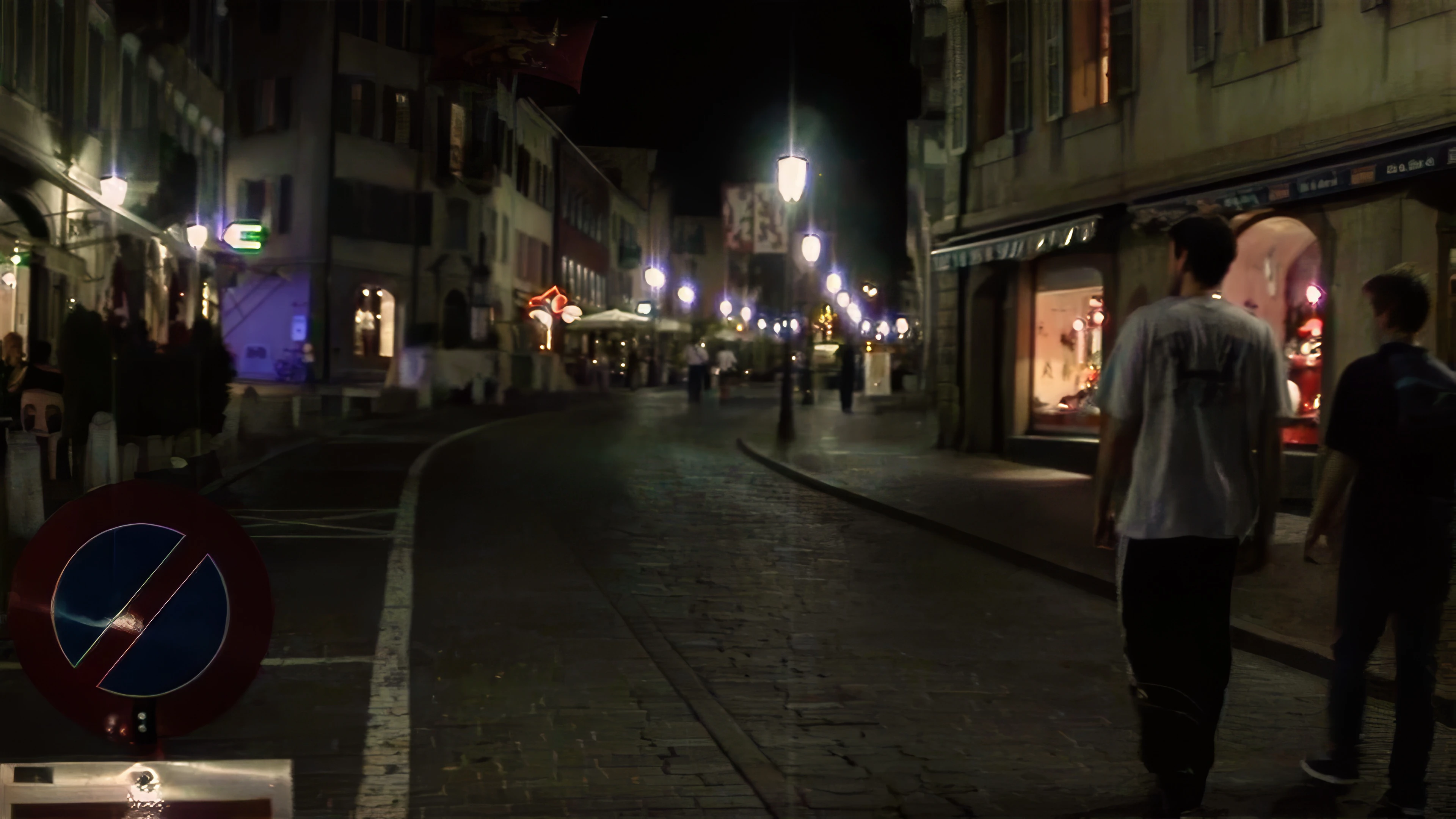Returning to the hostel via Rue du Grand-Pont, Sion.