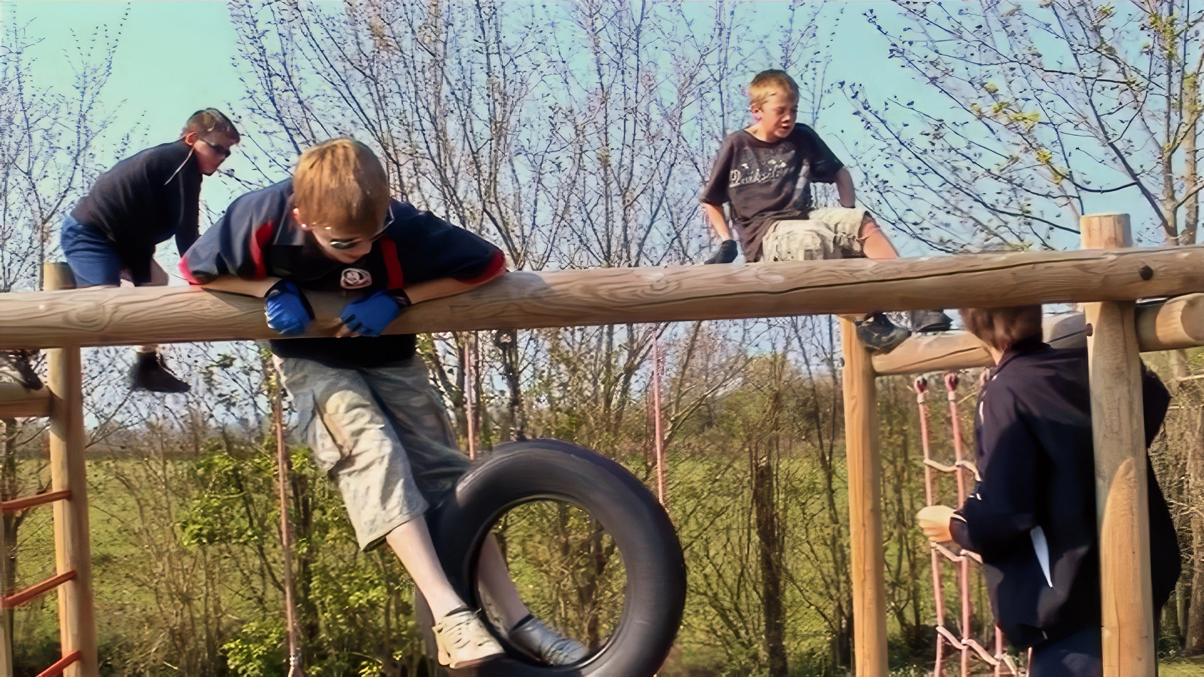 Playground fun at Blackford, 5.8 miles from Cheddar.