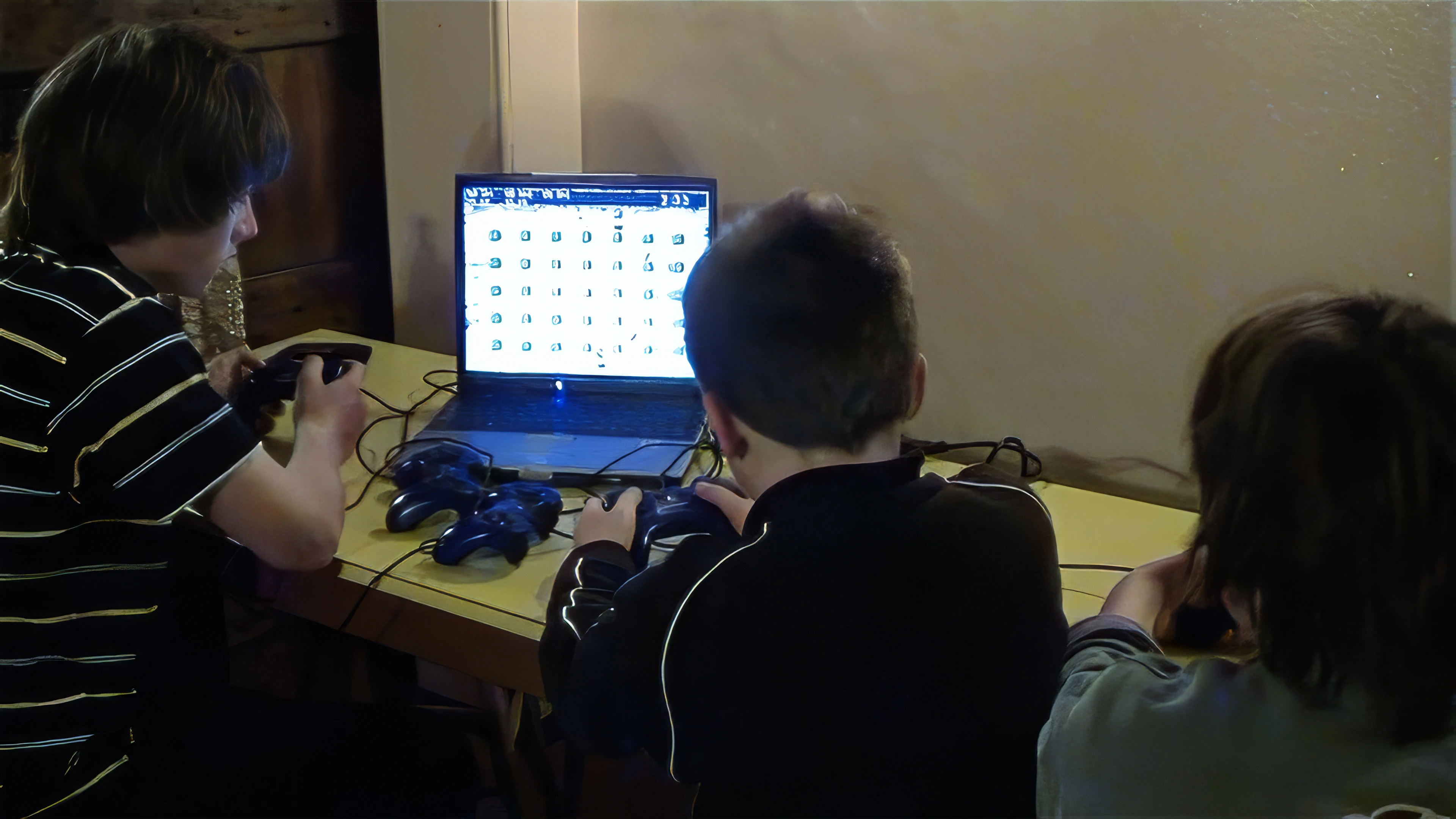 Atomic Bomberman to round off the evening at Quantock Hills Youth Hostel.