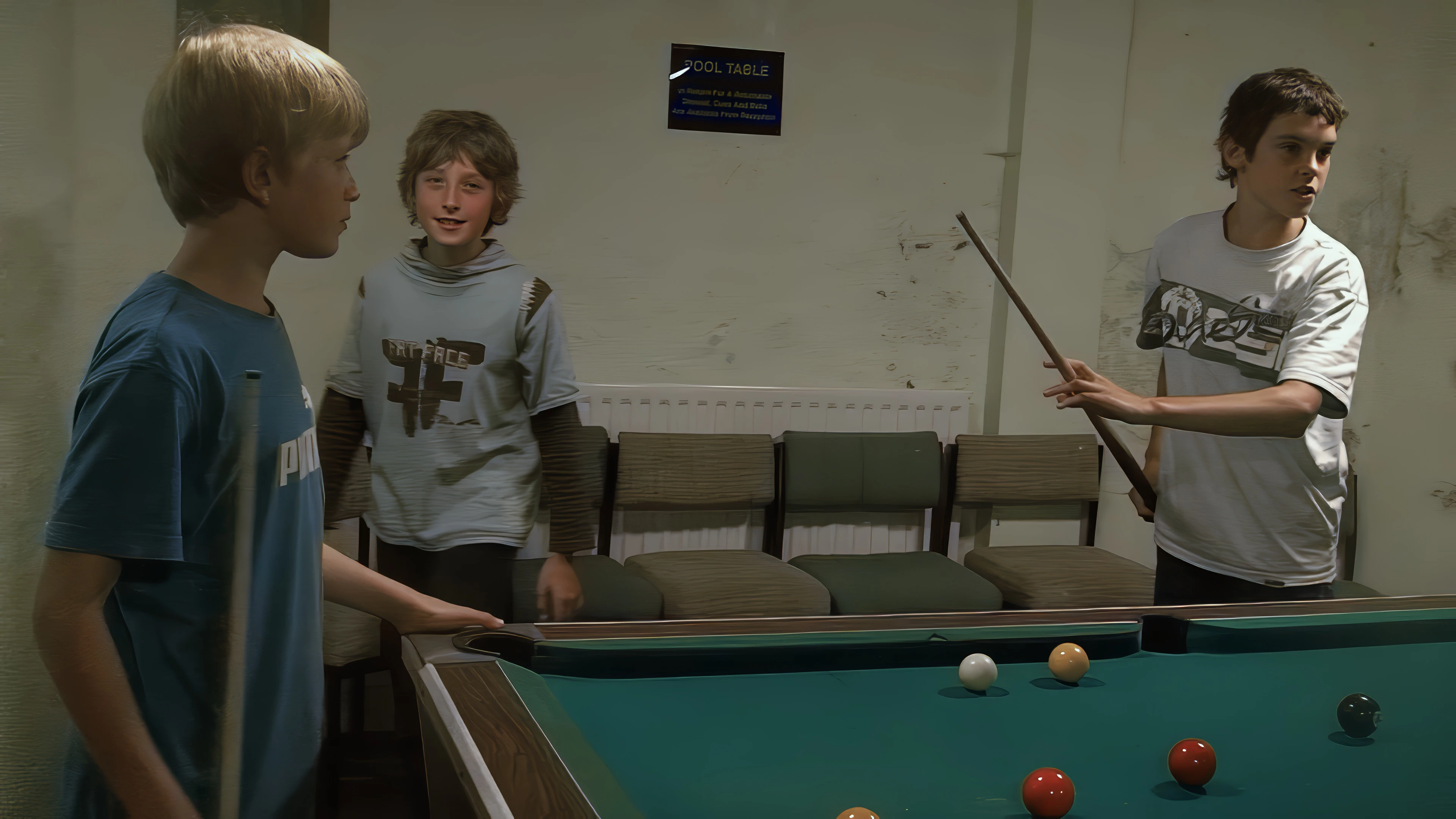 Pool in the games room at Butharlyp Howe Youth Hostel, Grasmere.