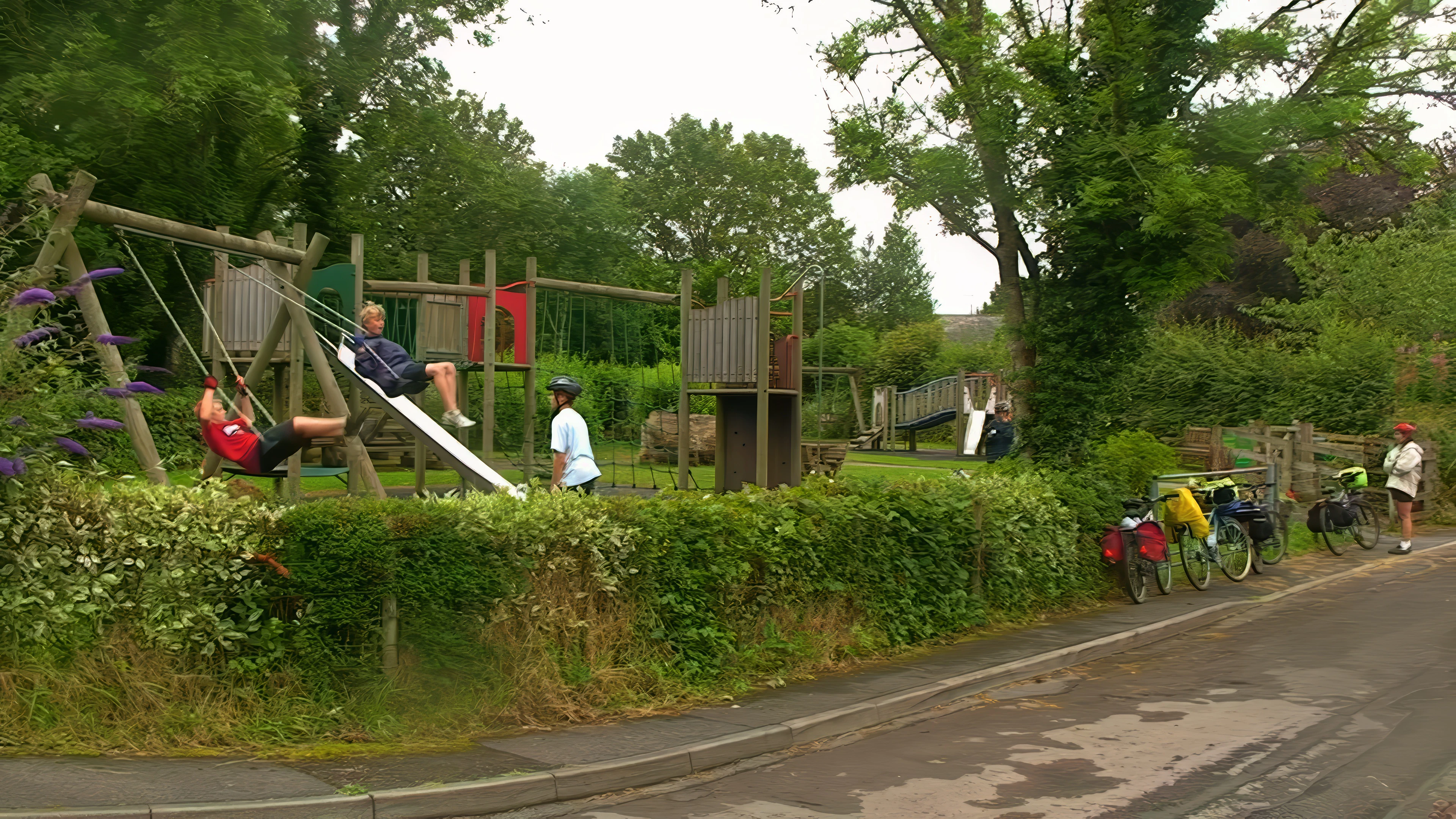 Playpark fun at Ennerdale Bridge, 13.1 miles from the hostel.