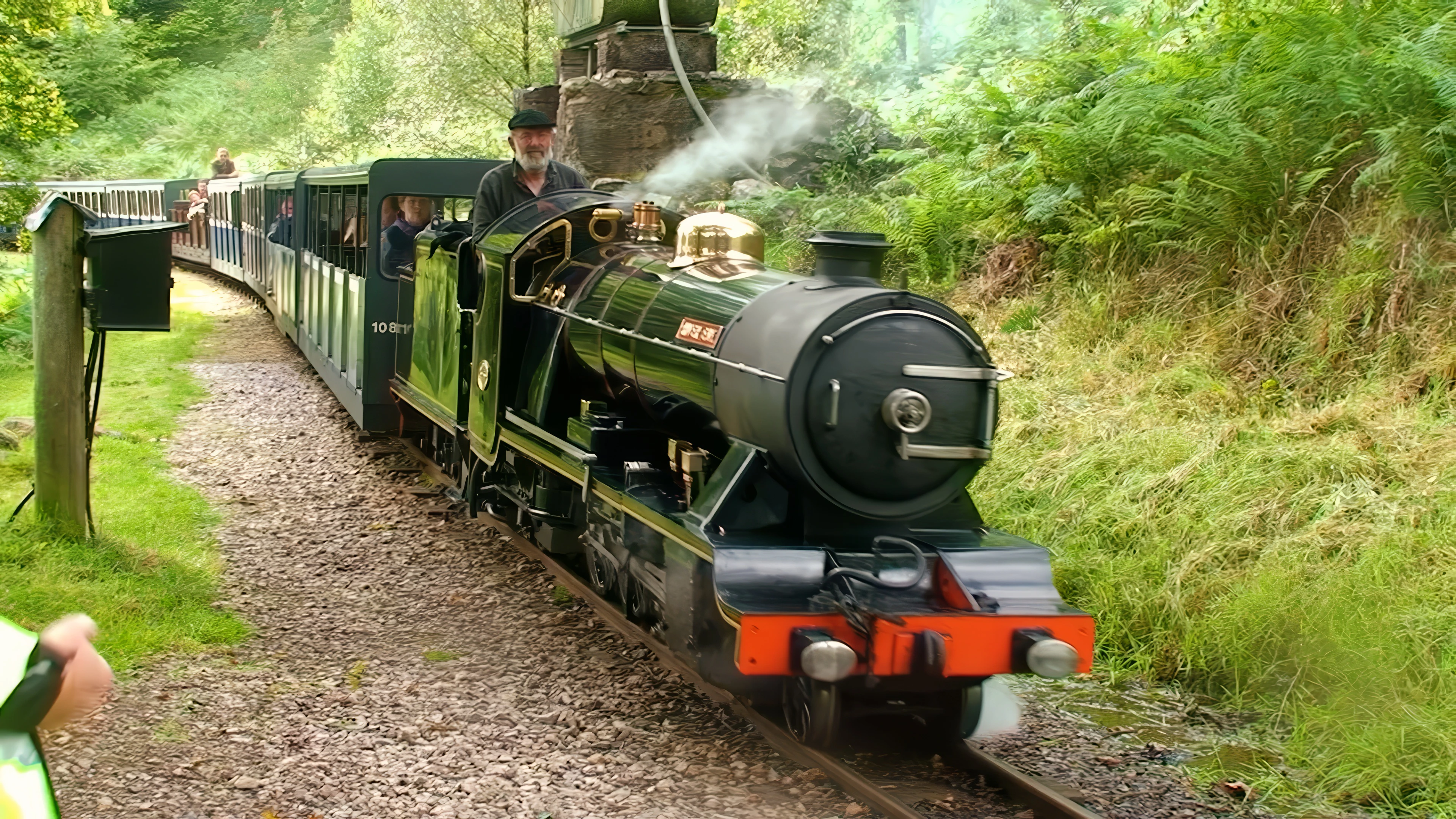 Second train into Fisherground to return us to Dalegarth—world’s shortest, priciest journey.