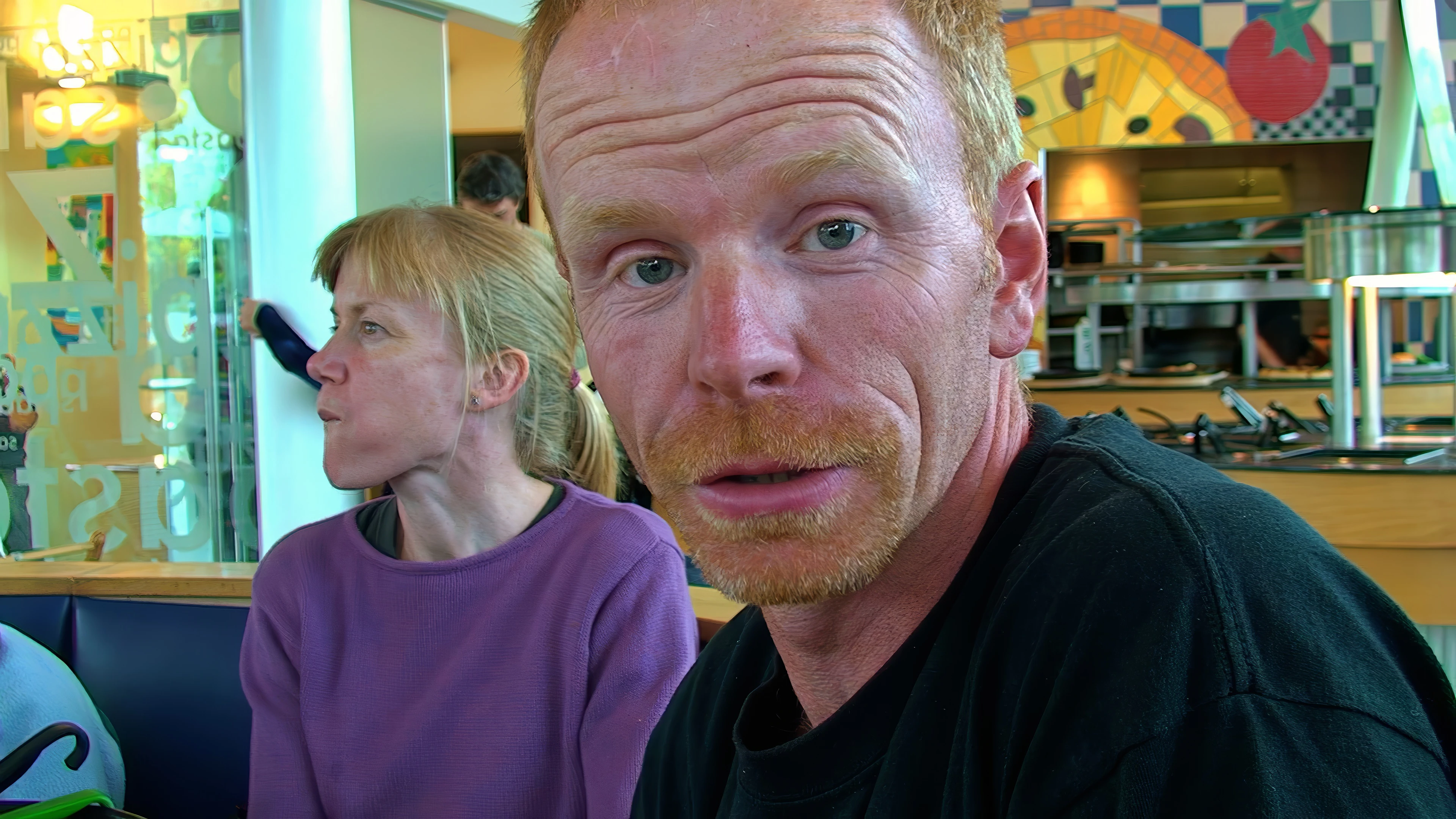Charles recounts our very long wait for food at Pizza Hut, Exeter.