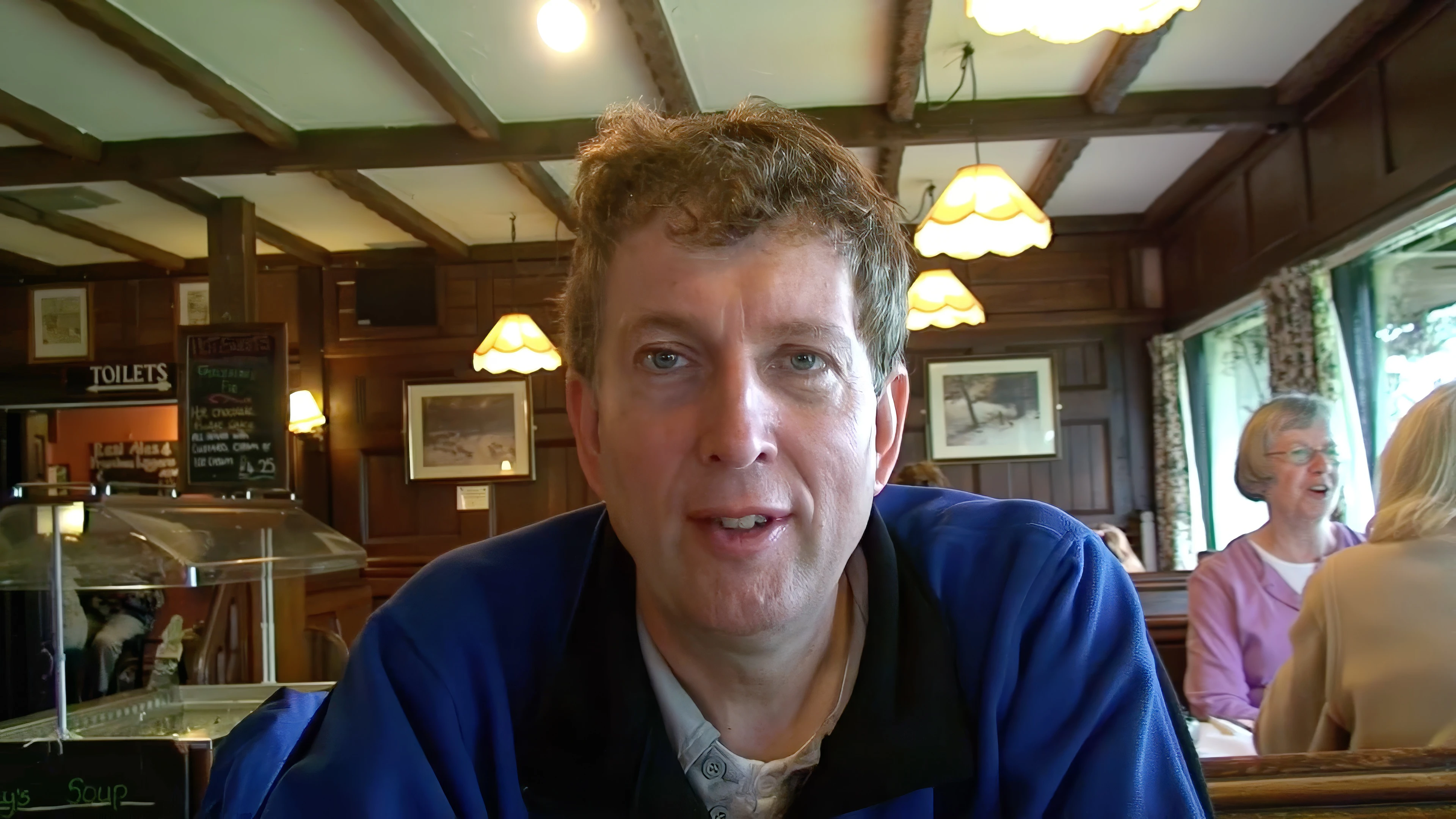 Michael at the Old Station House Inn, Blackmoor Gate.