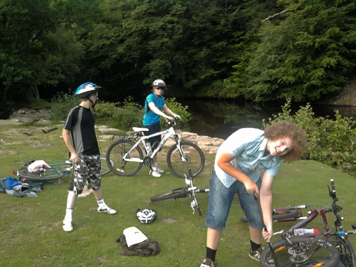 06 Aug 2010 · Callum, Ash and Ryan at Spitchwick