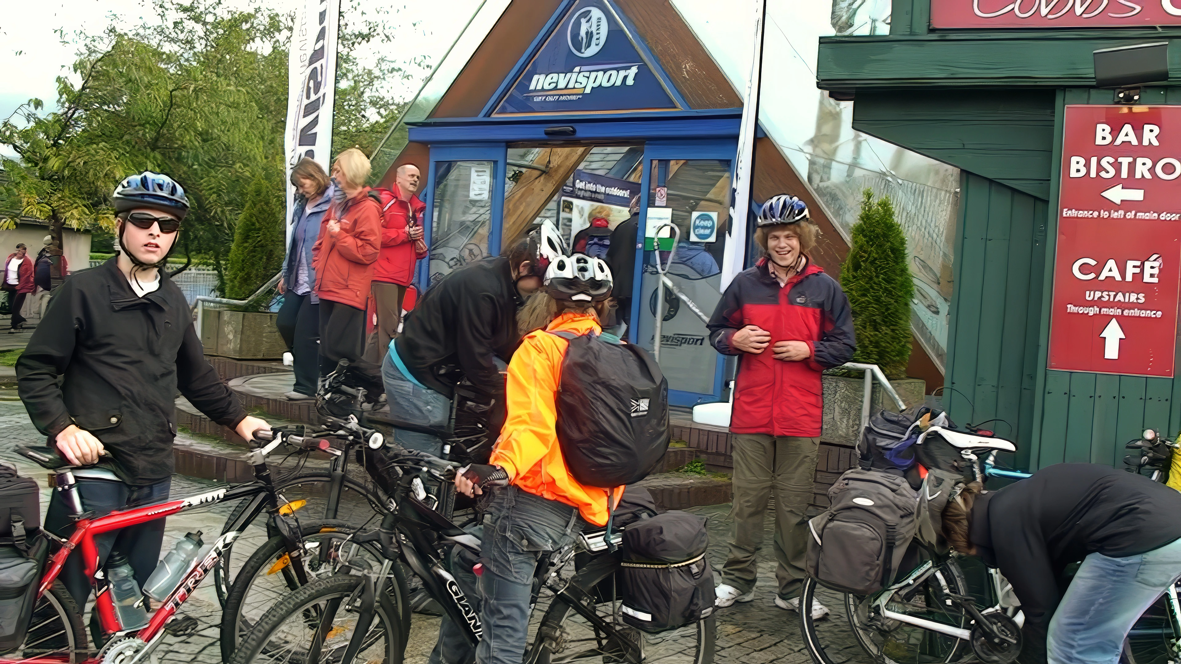 Preparing to leave Nevisport, Fort William.