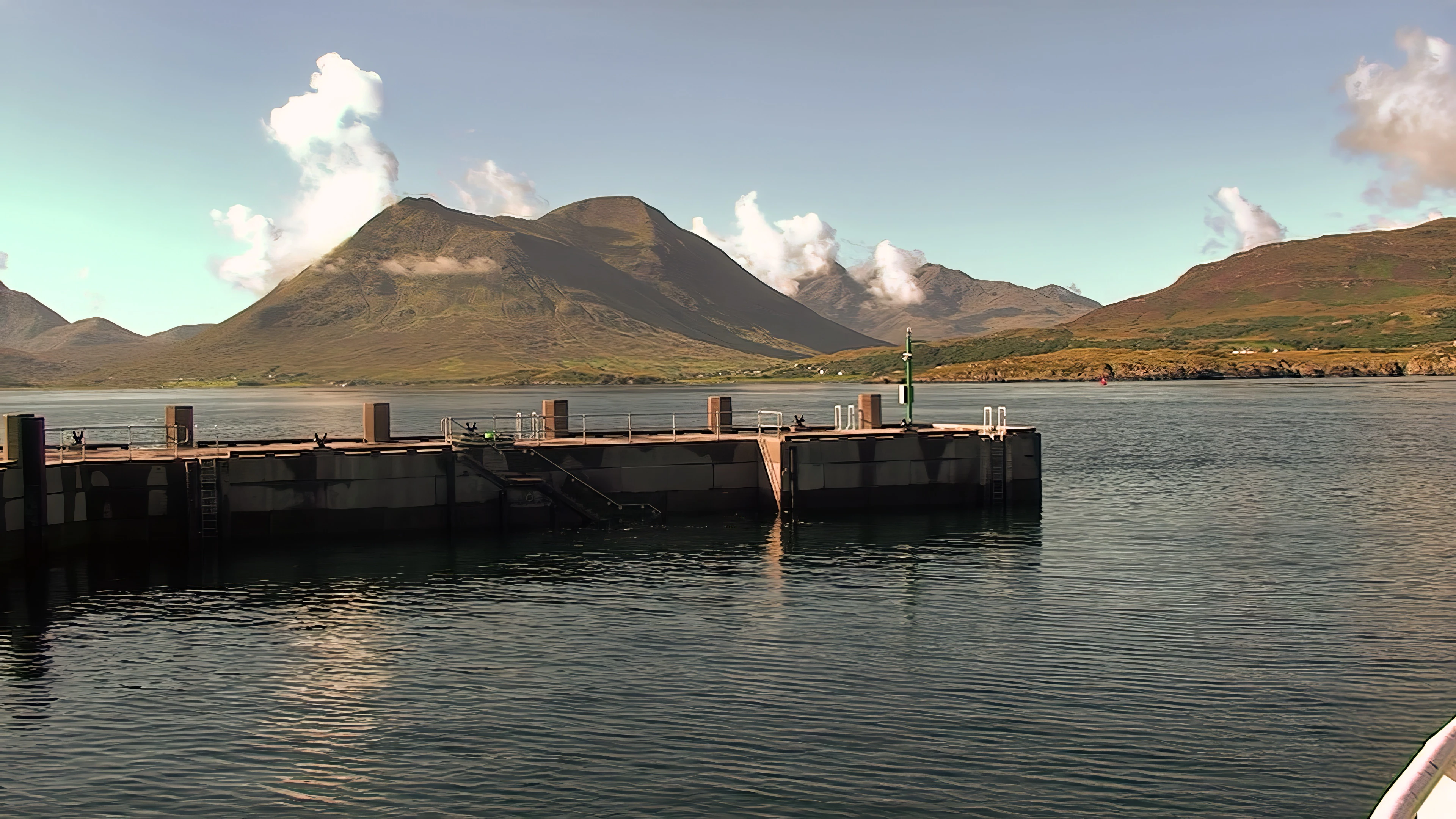 Skye ahead from the 9.55 ferry from Raasay.