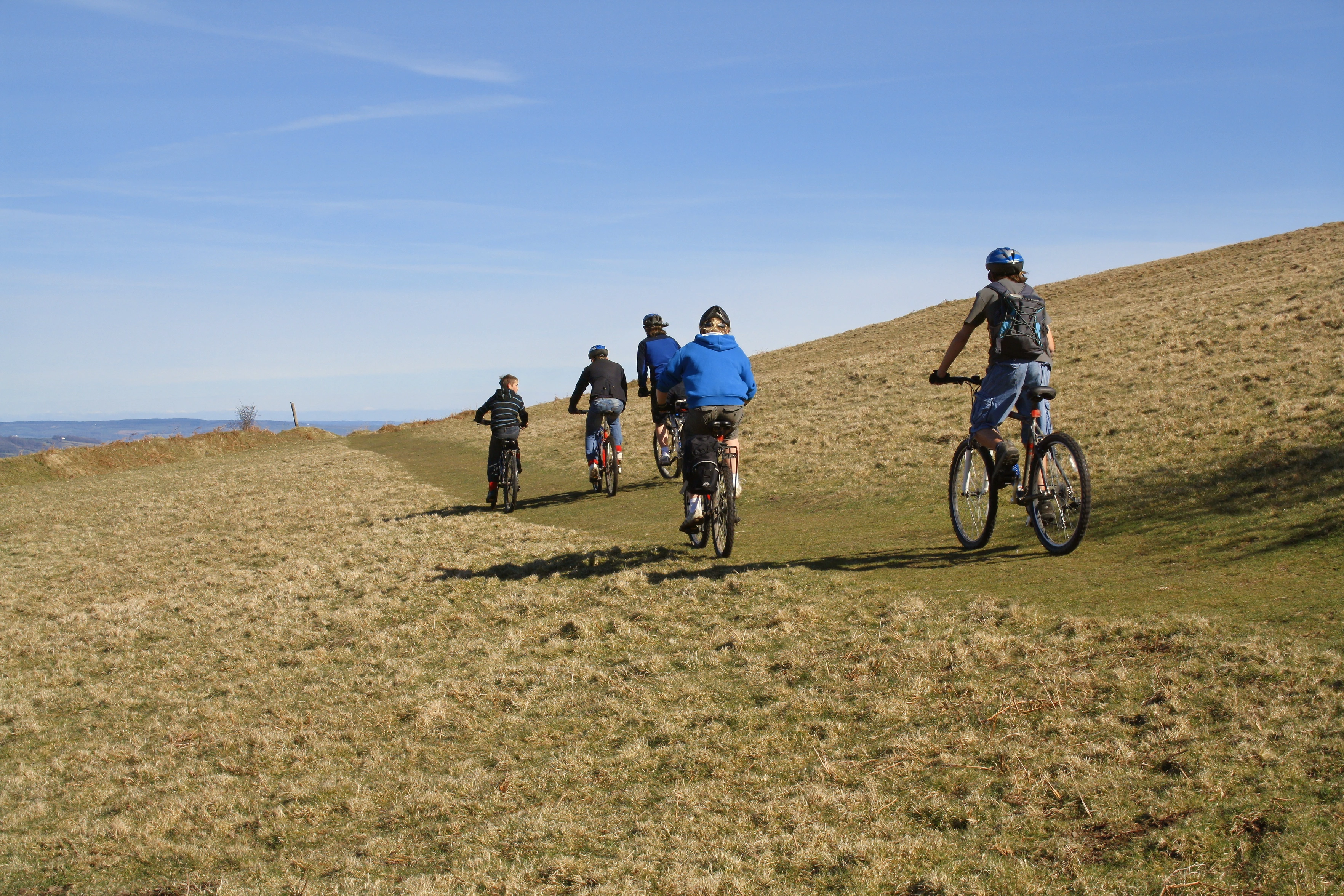Off-road fun on the Abbots Way.